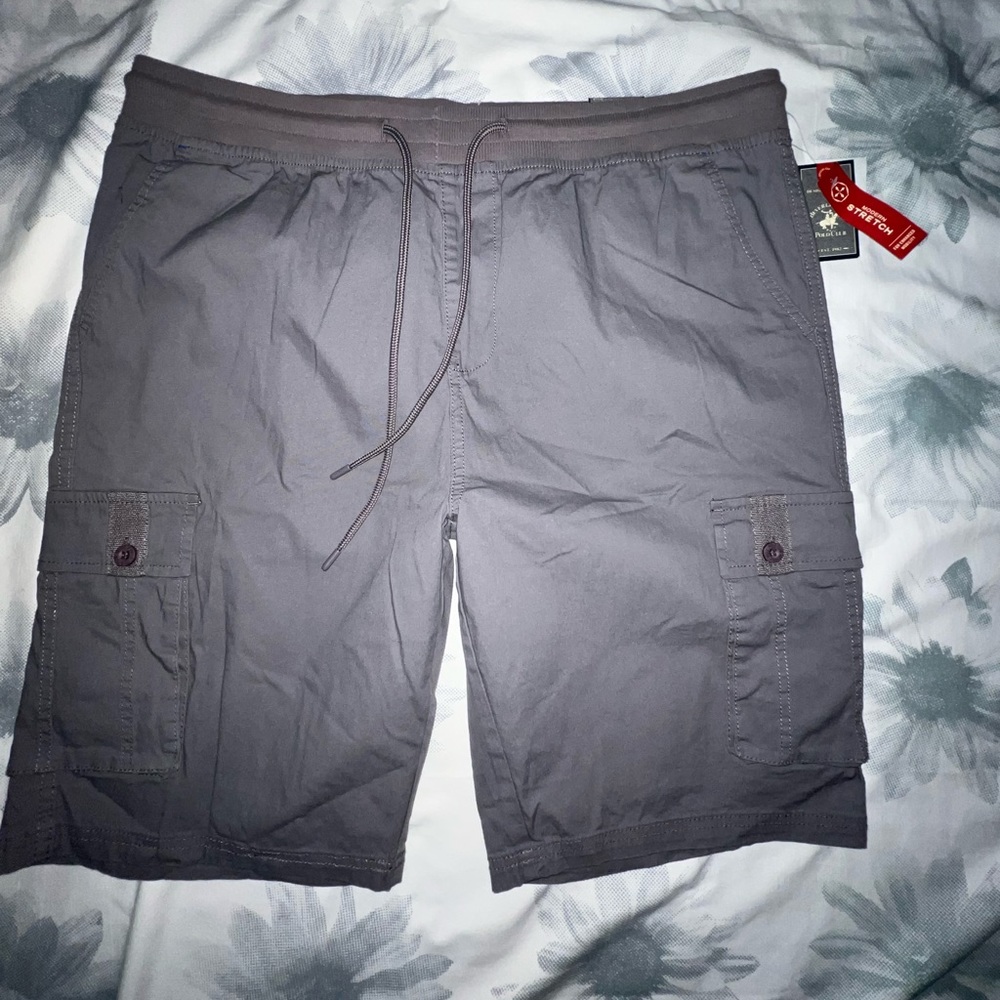 NWT! Beverly Hills Polo Club Shorts (Bermuda length) Women’s Size Large!